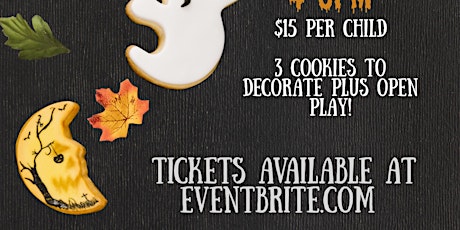 Halloween cookie decorating