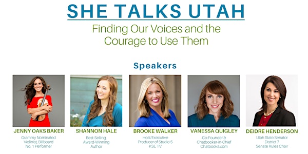 She Talks Utah: Finding Our Voices and the Courage to Use Them