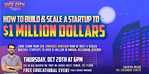Interested in learning how to scale and build a startup to millions?