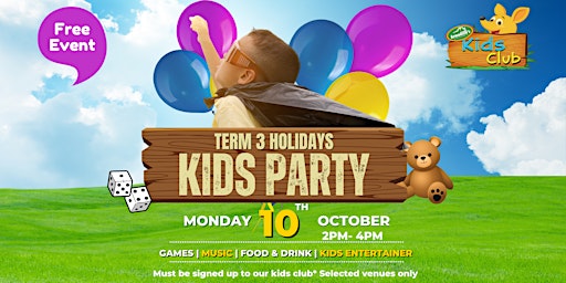 Armadillos Beckenham Kids Club Party