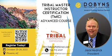 Tribal Master Instructor Certification