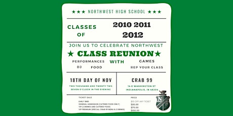 Northwest High School Class Reunion