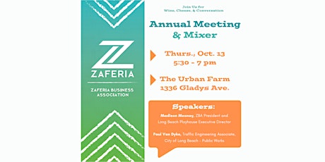ZBA Annual Meeting & Mixer