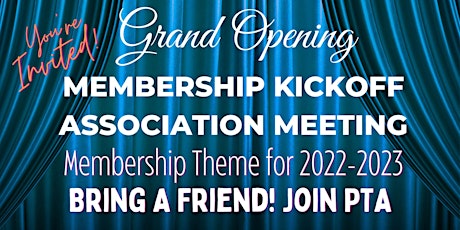 Grand Opening,  Association Meeting  & Membership Kick-Off