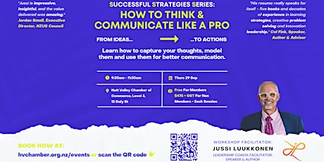 How To Think & Communicate Like A Pro | From Ideas To Action primary image