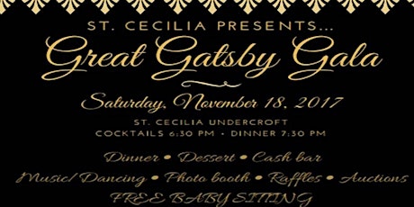 Feast of St. Cecilia Celebration Gala- The Great Gatsby primary image