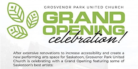 Grosvenor Park United Church Grand Opening