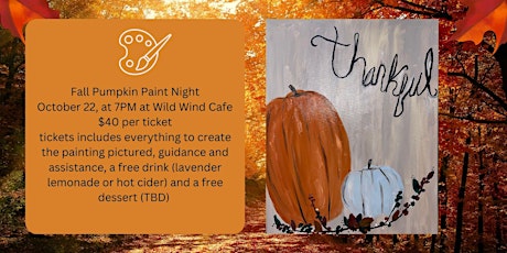Fall Pumpkins Paint Night