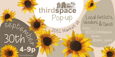 Thirdspace September 30 Pop-Up: BYOAS (Bring Your Own Art Supplies)