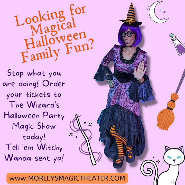 The Wizard's Halloween Party: a family-friendly magic show image