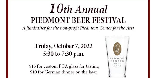 10th Annual Piedmont Beer Festival