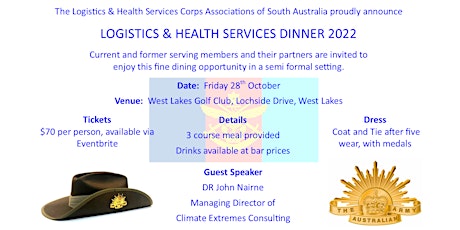 SA Logistics and Health Services Associations Dinner 2022