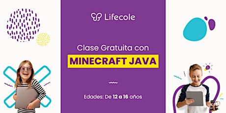 Clase gratuita de prueba - Crea aventuras con Minecraft Java - 12 a 16 años