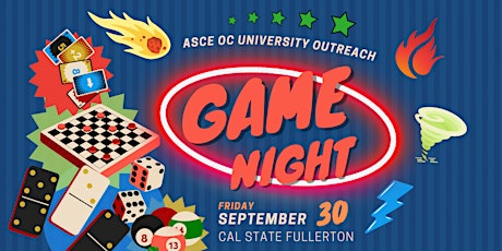 ASCE OC University Outreach Game Night primary image