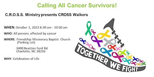 CROSS Walkers 1st Annual Cancer Walk