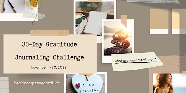 30-Day Gratitude Challenge & Live Journaling Session