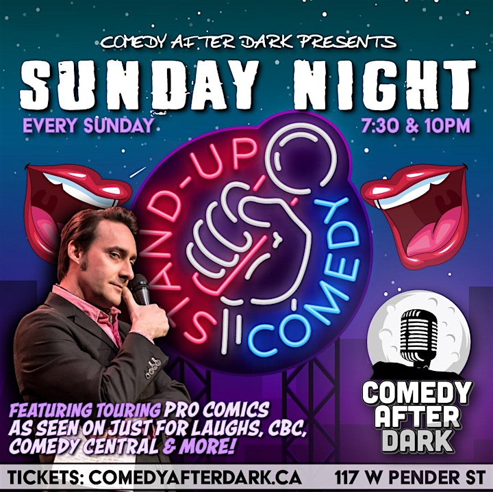 Sunday Night Stand Up Comedy image