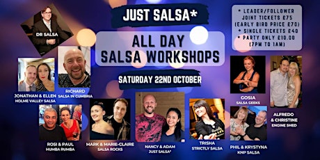 *Just Salsa All Day Salsa workshop and social