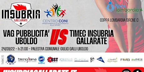 Coppa Lombardia - VAG PUBBLICITA' UBOLDO vs TIMEC INSUBRIA GALLARATE