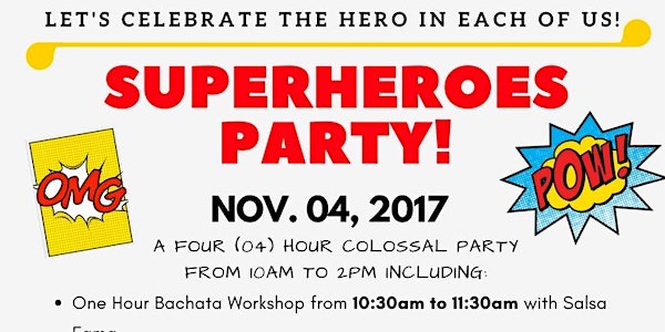 SUPERHEROES PARTY!