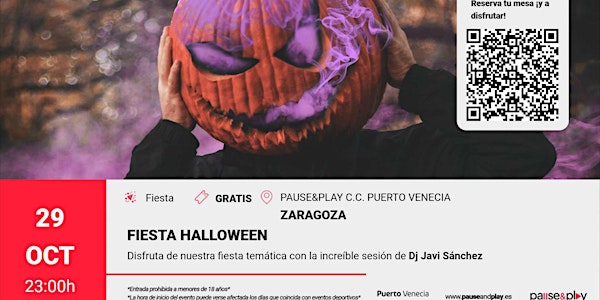 Fiesta Halloween Dj Javi Sánchez