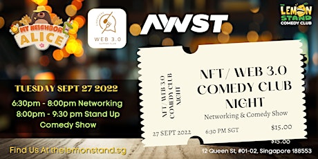 NFT / Web  3.0  Comedy Night @ The Lemon Stand