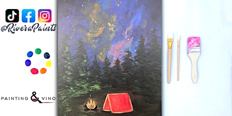‘Camp Night’ Super Fun Paint and Sip !