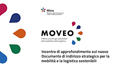 Moveo - Incontro sul Documento di indirizzo strategico del Mims