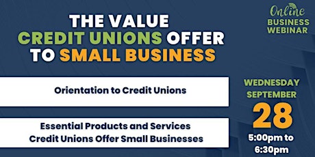 The Value Credit Unions Offer to Small Businesses