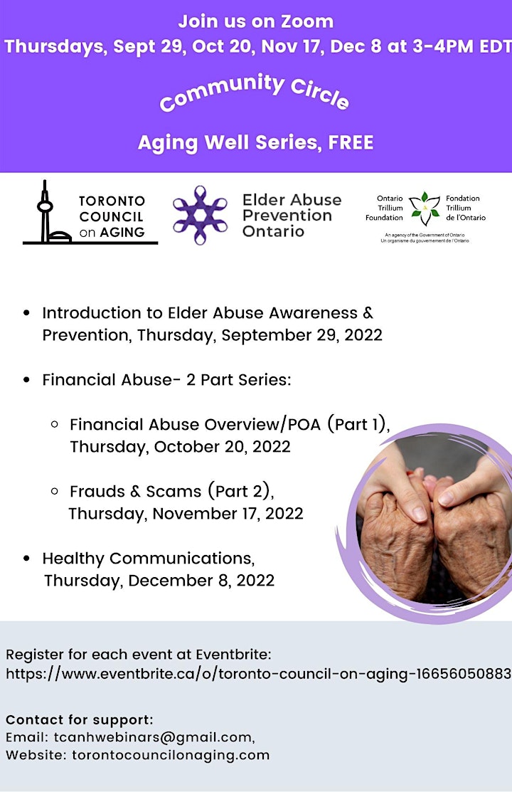 Aging Well Series: Financial Abuse Overview/Powers of Attorney (Part 1) image