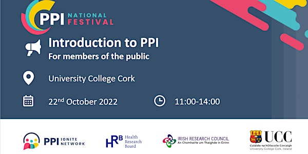 Introduction to PPI for members of the public