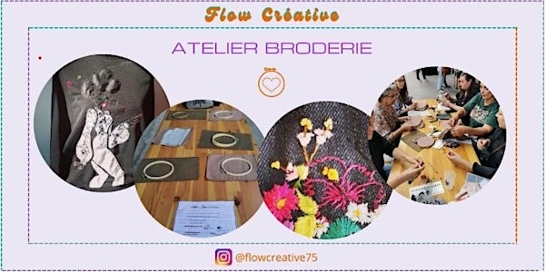 ATELIER BRODERIE "FLOW CRÉATIVE"14h30ou 11hr