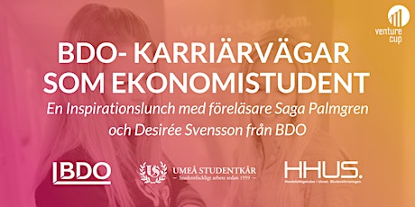 Inspirationslunch med BDO Umeå - Karriärvägar som ekonomistudent  primärbild