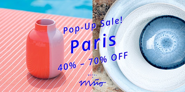 Vente de céramiques // Pop-Up Sale Paris