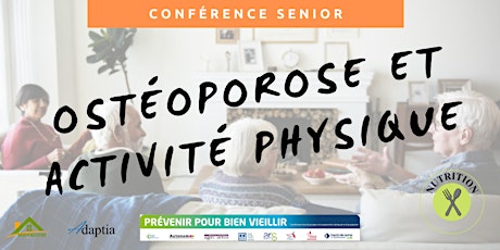 Visio-conférence senior GRATUITE -  Ostéoporose et activité physique