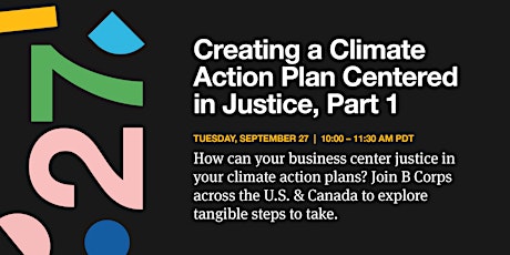 Creating a Climate Action Plan Centered in Justice, Part 1