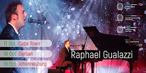 Italian Pianist and Jazz player: Raphael Gualazzi  in Concert - CAPE TOWN