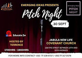 Emerging Ideas Pitch Night 30 September 2022