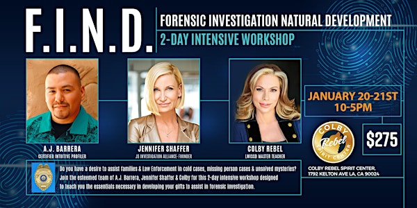F.I.N.D.-Forensic Investigation Natural Development