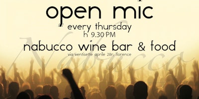 OPEN MIC IN NABUCCO WINE BAR