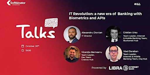 #TALKS166 - IT Revolution: A New Era of Banking with Biometrics and APIs