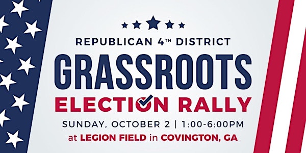 Republican 4th Congressional District Grassroots Election Rally