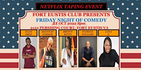 Fort Eustis Comedy Show Oct 21st  (TAPING EVENT)