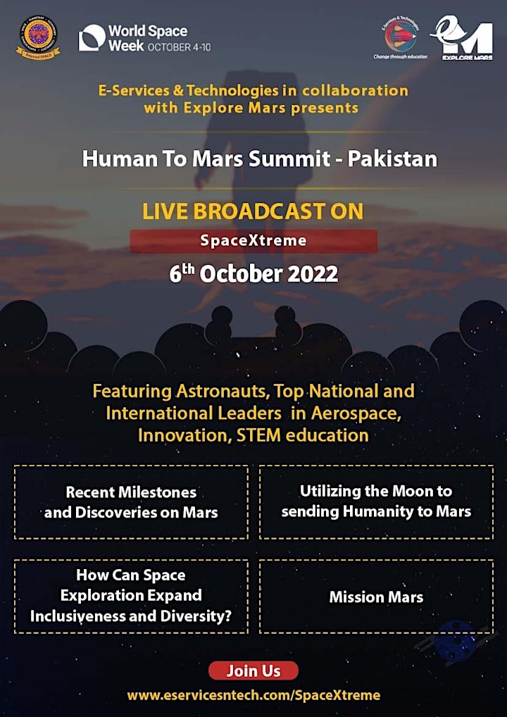 Humans to Mars Summit - SpaceXtreme Pakistan image