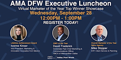 AMA DFW Executive Luncheon: Marketer of The Year Top Winner Showcase