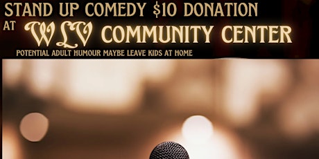 December WLV community center private comedy show