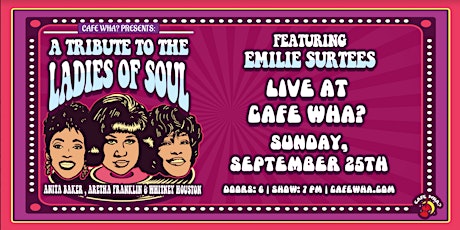 A Tribute To The Ladies of Soul