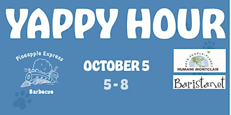 Yappy Hour at Pineapple Express Barbecue!