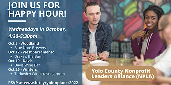Yolo County Nonprofit Leaders Alliance Happy Hours