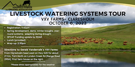 Livestock Watering Systems Tour